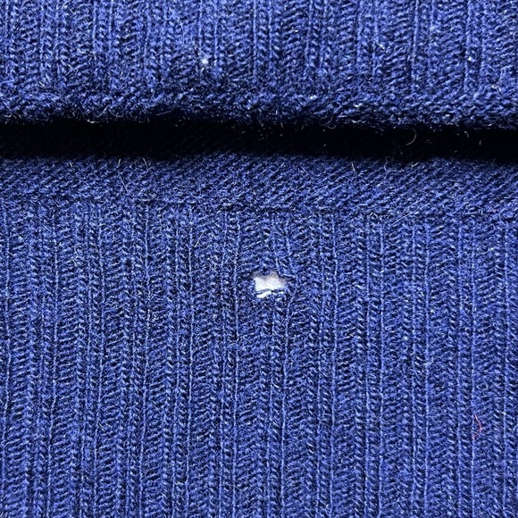 Robert Maynard Womens 100% Cashmere Blue Turtle Neck Sweater Small Scotland VTG - Picture 8 of 16